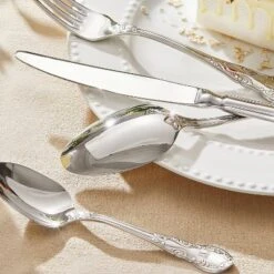 Itopfox Vintage Silverware Set, 20-Piece Stainless Steel Flatware Set For 4 With Floral Handles, Mirror Polished Utensils For Home Restaurant Wedding -Itopfox Shop GUEST ff2b2188 d91c 48bb ba42 cbb473a618ba